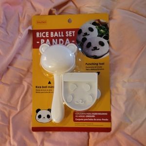 NWT Panda Rice Ball Mold